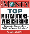 kautionsfrei.de Mietkautionsbürgschaft Testsiegel